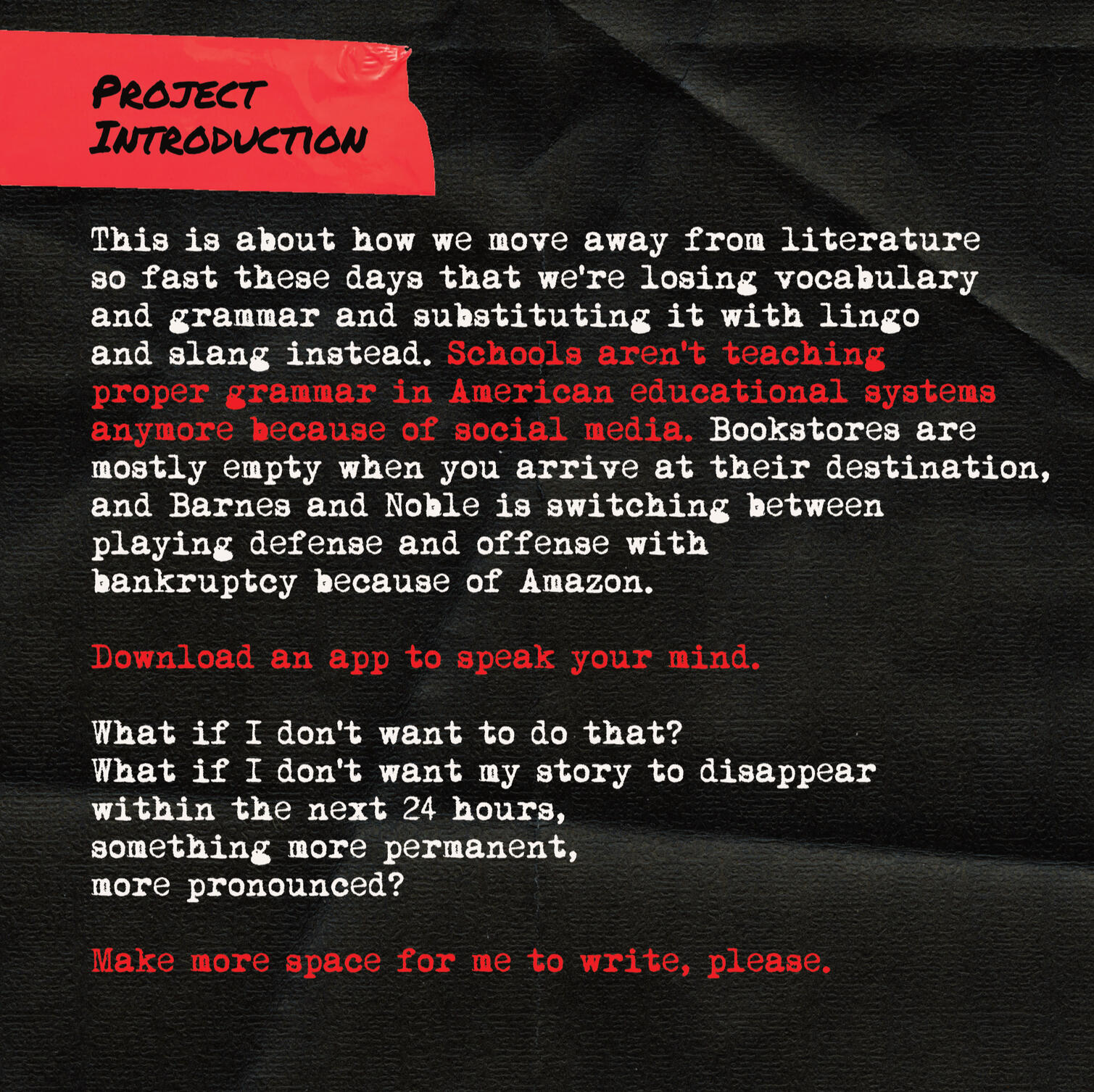 Explanation Part 3